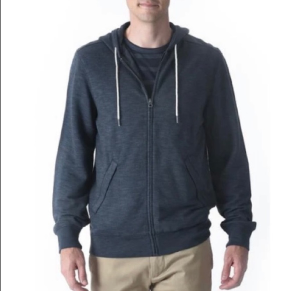 Grayers Heather Montague Zip Hoodie Sweatshirt